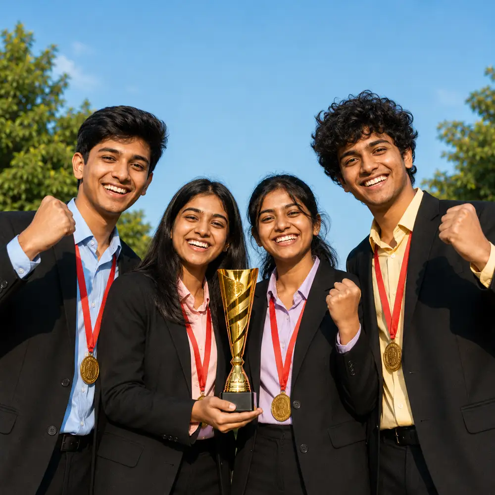 Chess_Mate_Boys_and_Girls_Winners_Posing_with_Trophy