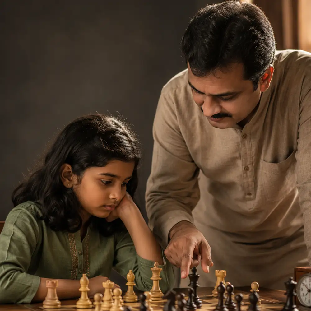 Chess_Mate_Girl_Child__Learning_Chess_from_Coach