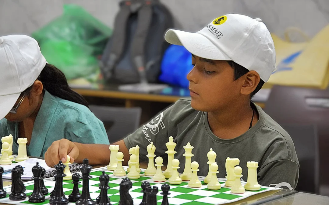 Manav Mandir Gurukul Child handling chess piece